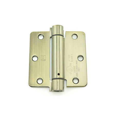 Hager 17513125 Residential spring hinge in satin stainless, additional view
