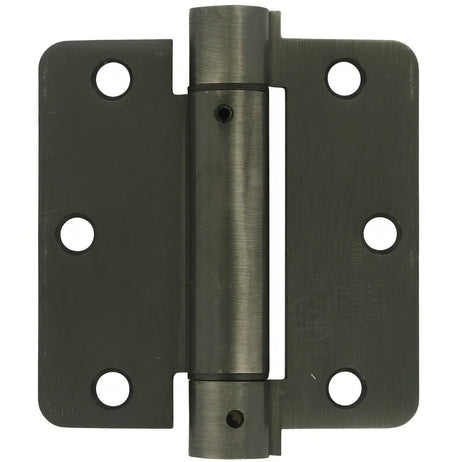 Hager 1751312AN Residential spring hinge in satin stainless, additional view