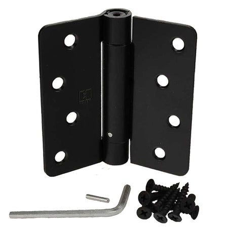Hager 175141D black spring hinge