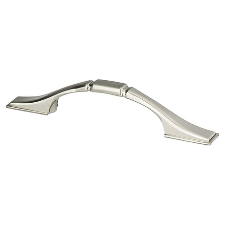 Berenson 1786-1BPN-P brushed nickel arched cabinet pull