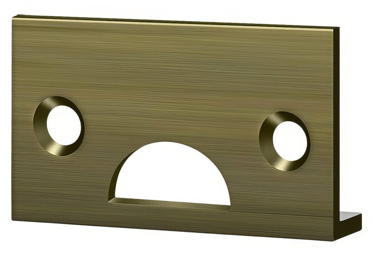 Deltana 178ASTU5 antique brass strike plate