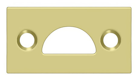 Deltana 178MSTU3 bright brass strike plate