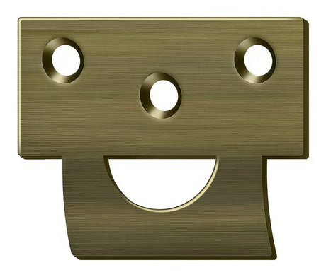 Deltana 178USTU5 antique brass strike plate