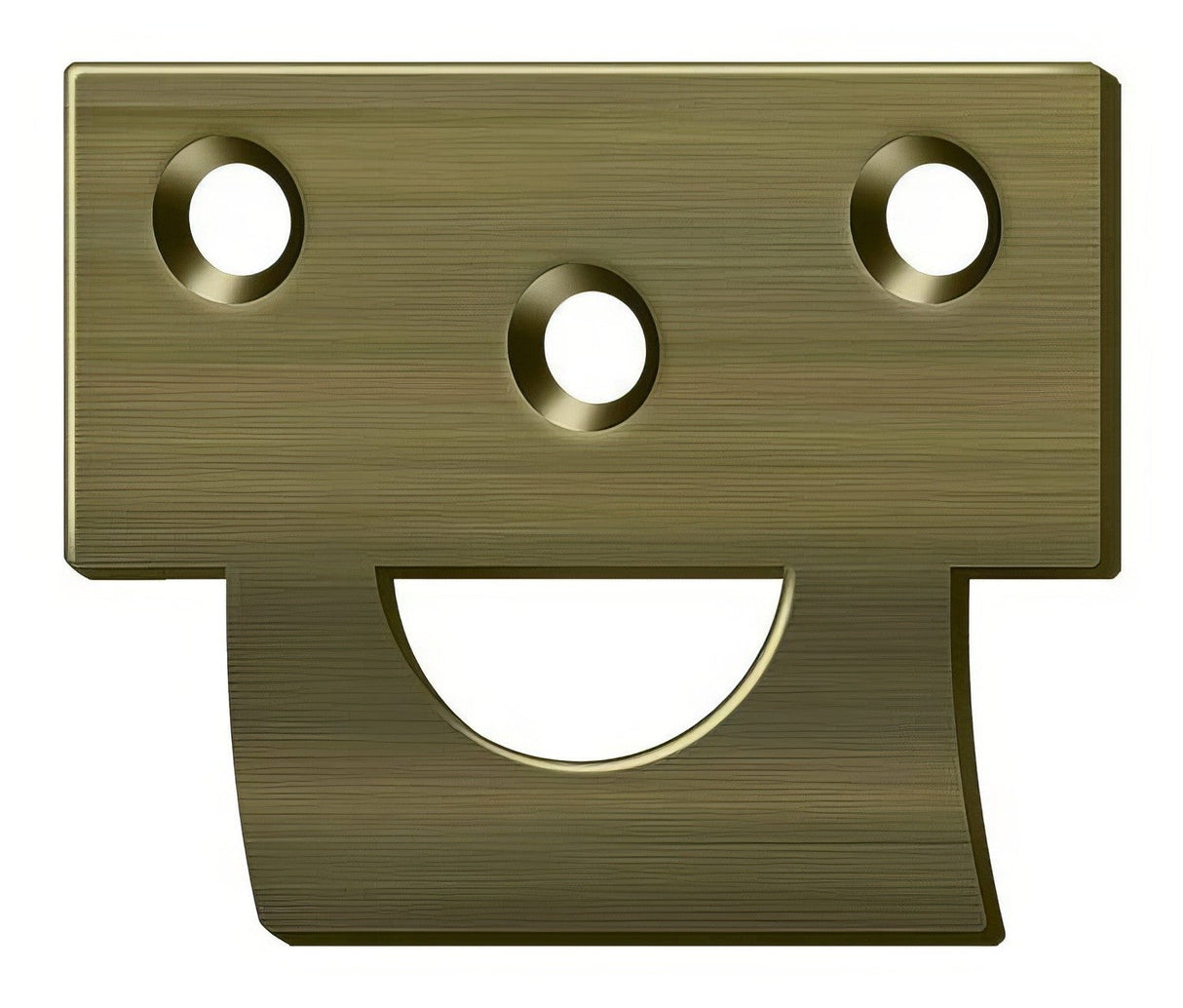 Deltana 178USTU5 antique brass strike plate