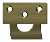 Deltana 178USTU5 antique brass strike plate