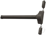 Yale 181036695 1810366 3 x 8 Inch Exit Only Economy Surface Vertical Rod Exit Device Dark Bronze