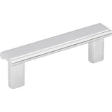 Elements 183-3PC polished chrome cabinet pull