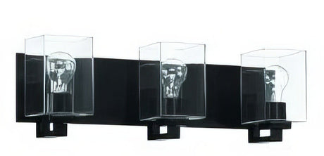 Craftmade 18524FB3 flat black vanity