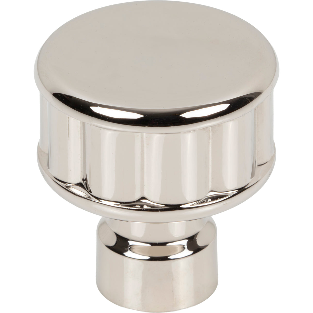 Top Knobs TK3400PN Pemberton 1 1/4" Length Round Knob Polished Nickel