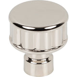 Top Knobs TK3400PN Pemberton 1 1/4" Length Round Knob Polished Nickel