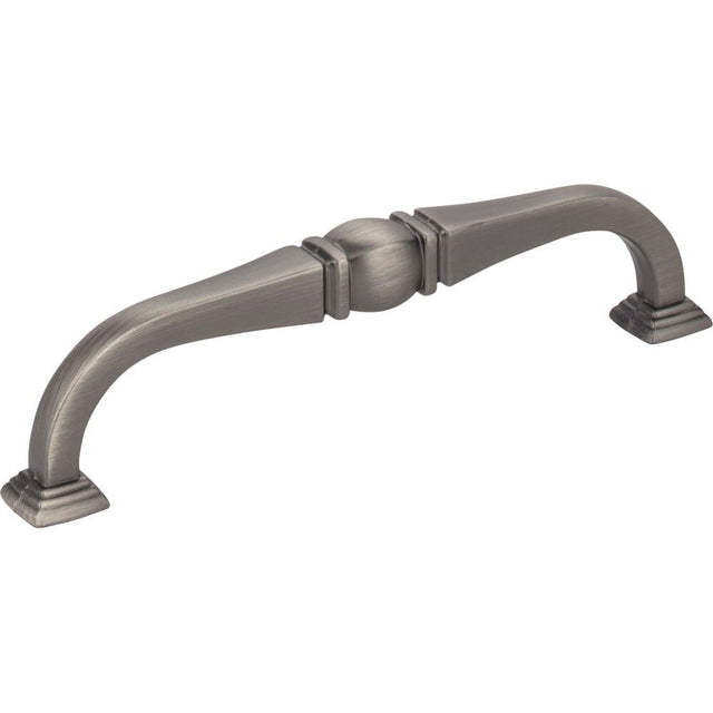 Jeffrey Alexander 188-128BNBDL brushed pewter cabinet drawer pull