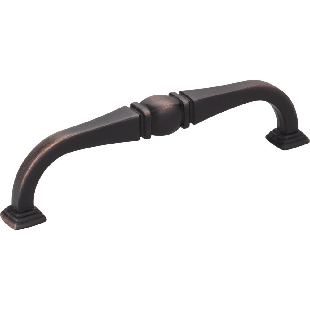 Jeffrey Alexander 188-128DBAC brushed oil rubbed bronze cabinet drawer pull