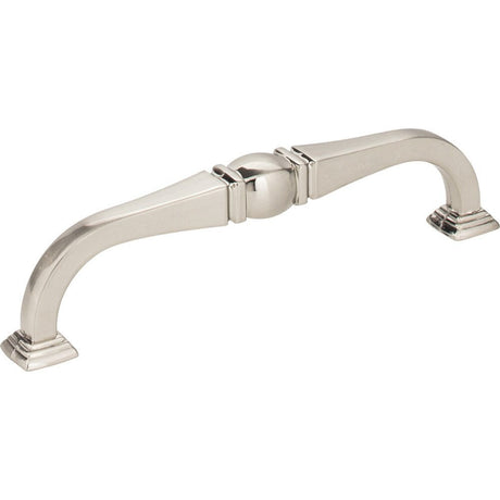 Jeffrey Alexander 188-128SN Katharine cabinet drawer pull, additional view