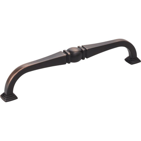 Jeffrey Alexander 188-160DBAC brushed oil rubbed bronze cabinet drawer pull