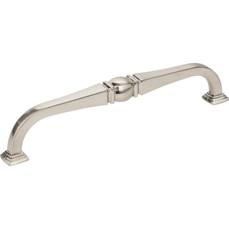 Jeffrey Alexander 188-160SN satin nickel cabinet drawer pull
