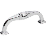 Jeffrey Alexander 188-96PC polished chrome cabinet drawer pull