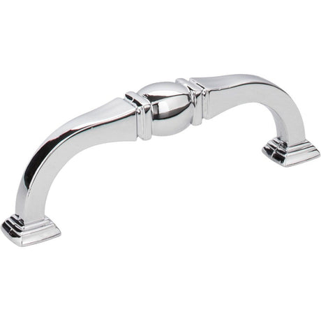 Jeffrey Alexander 188-96PC polished chrome cabinet drawer pull