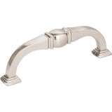 Jeffrey Alexander 188-96SN satin nickel cabinet drawer pull