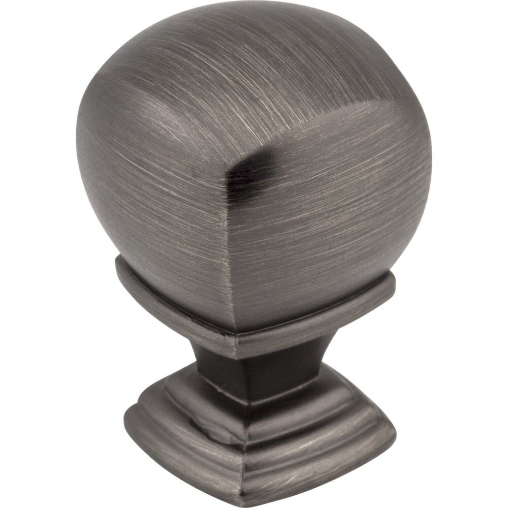 Jeffrey Alexander 188BNBDL brushed pewter cabinet knob