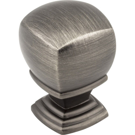 Jeffrey Alexander 188L-BNBDL brushed pewter cabinet knob