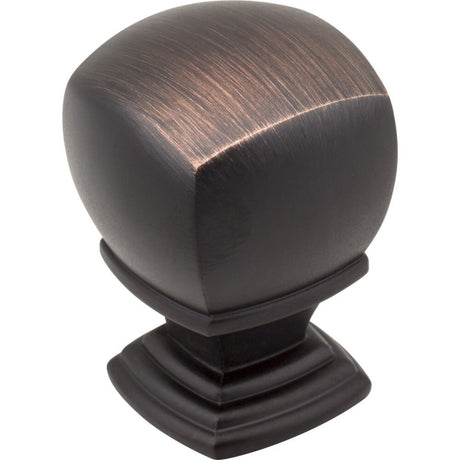 Jeffrey Alexander 188L-DBAC brushed oil rubbed bronze cabinet knob
