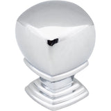 Jeffrey Alexander 188L-PC polished chrome cabinet knob