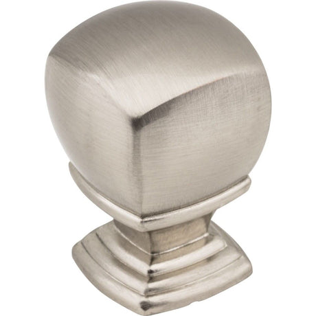 Jeffrey Alexander 188L-SN satin nickel cabinet knob