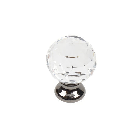 Century Hardware 18905-NBCS matte black brass base cabinet knob