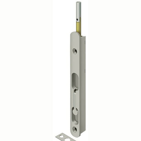 Deltana 18EFBZ15 satin nickel flush bolt