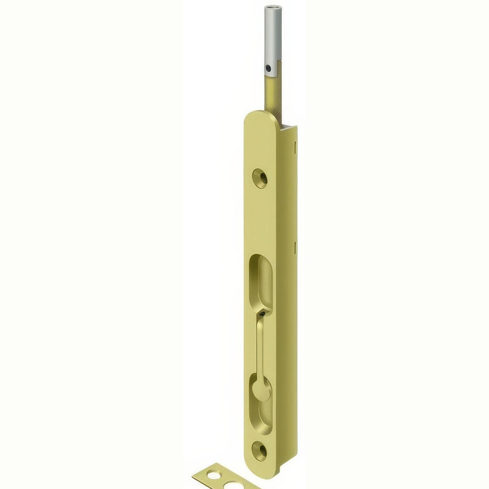 Deltana 18EFBZ3 polished brass flush bolt