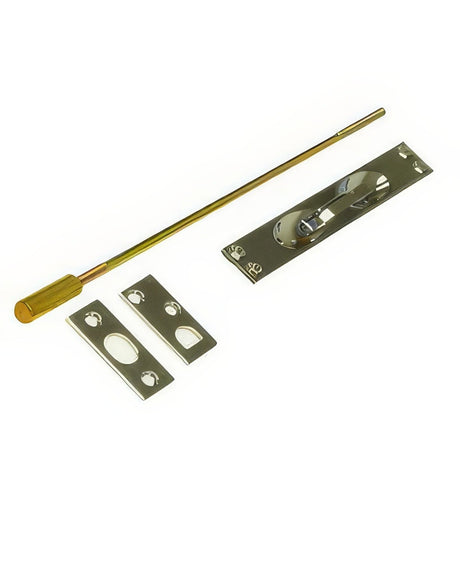 Better Home Products 18INCHCH extension bolt in polished brass, additional view