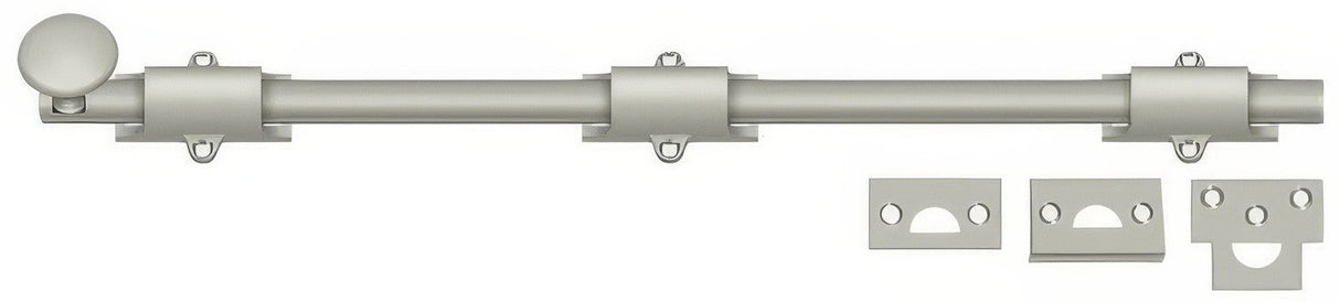 Deltana 18SB15 satin nickel surface bolt