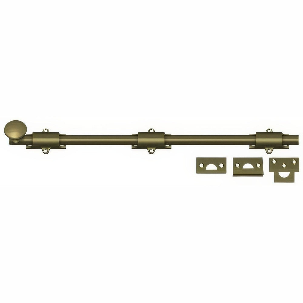 Deltana 18SB5 antique brass surface bolt