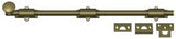 Deltana 18SB5 antique brass surface bolt