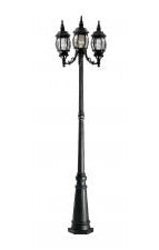 Designers Fountain 1923-BK black post lantern