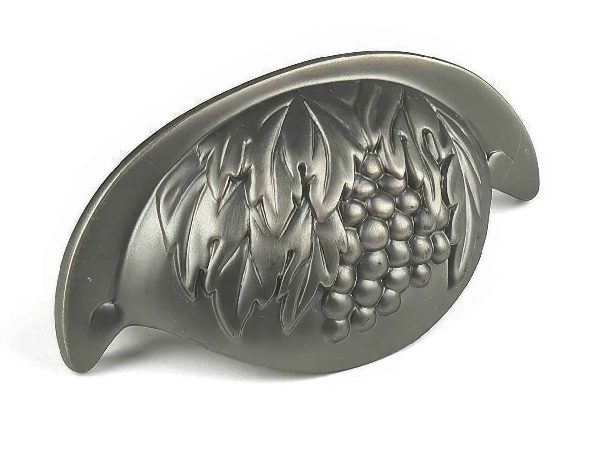 Century Hardware 19443-AN Vineyard cup pull in satin stainless, additional view