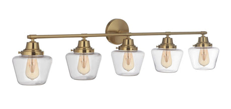 Craftmade 19548SB5 satin brass vanity