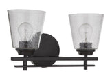 Craftmade 19616FB2 flat black vanity