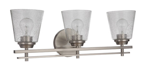 Craftmade 19624BNK3 brushed polished nickel vanity