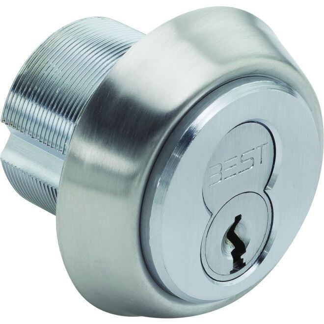 Best 1E74C118RP3626 satin chrome mortise cylinder