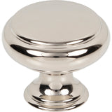 Top Knobs TK3430PN Bayridge 1 1/4" Length Mushroom Knob Polished Nickel