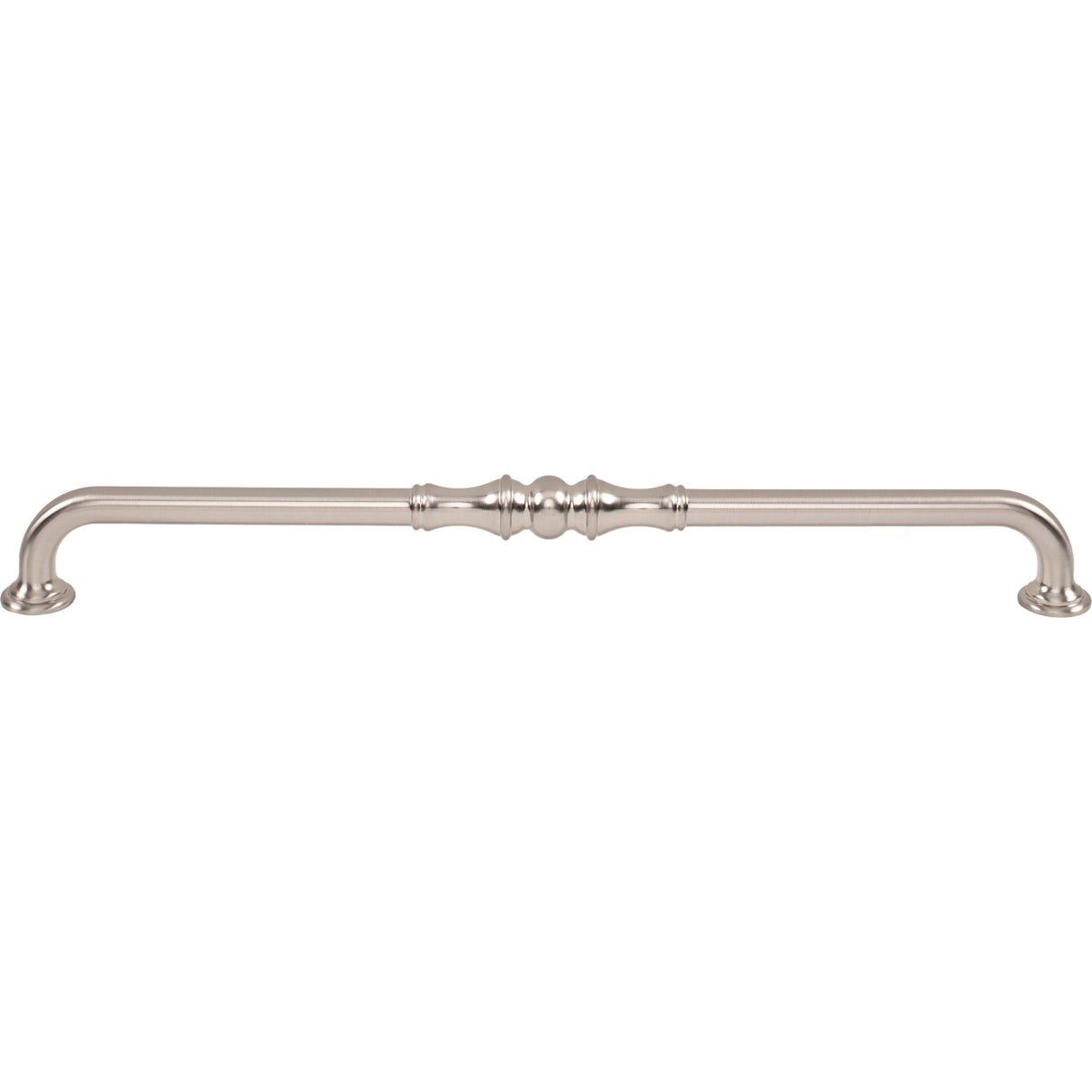 Top Knobs TK3436BSN Bayridge 12" Center to Center Bar Pull Brushed Satin Nickel