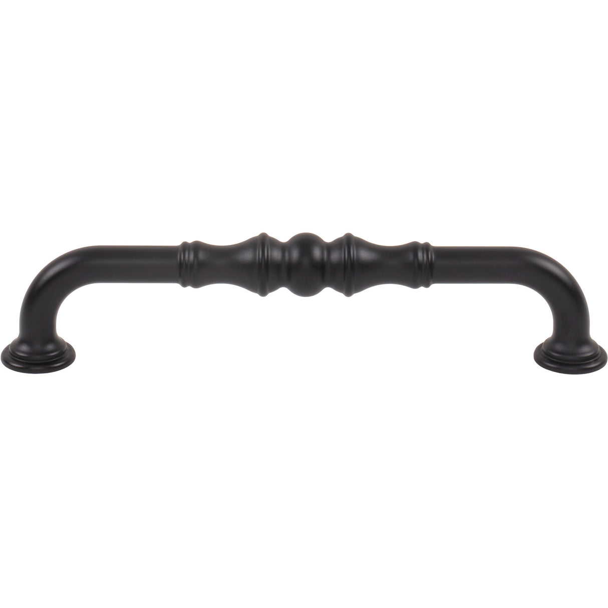 Top Knobs TK3433BLK Bayridge 6 5/16" Center to Center Bar Pull Flat Black