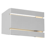 Access Lighting 20017LEDDMG-SAT bi-directional outdoor led wall mount
