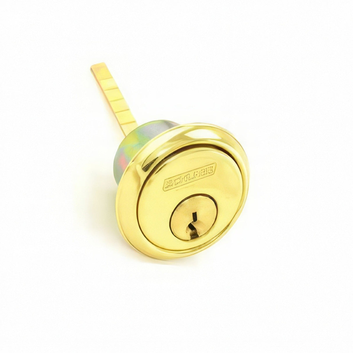 Schlage Commercial 20022C605 bright brass rim cylinder