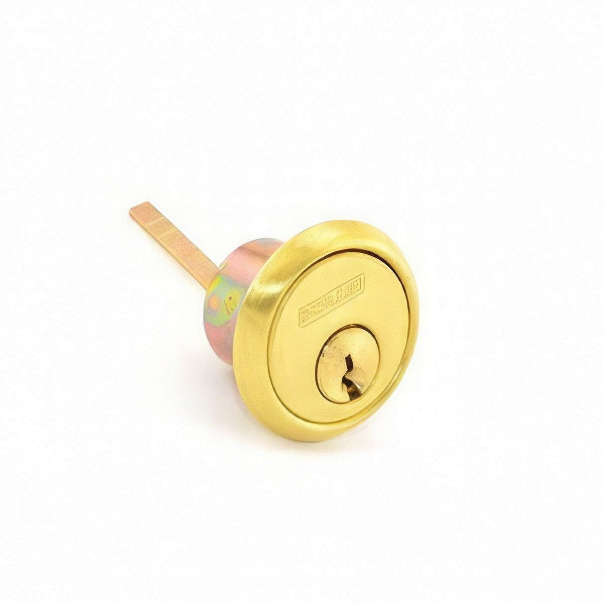 Schlage Commercial 20022C606 satin brass rim cylinder