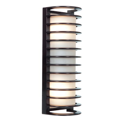 Access Lighting 20030MG-BRZ/RFR bulkhead light in polished brass, additional view