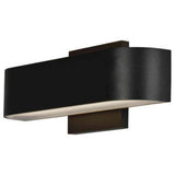 Access Lighting 20046LEDDMG-BL/FST black led wall light