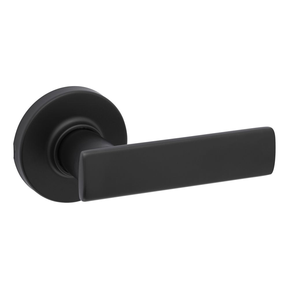 Kwikset 200BRNLRDT Breton Lever in Matte Black