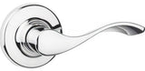 Kwikset 200BL-26 polished chrome passage door lever